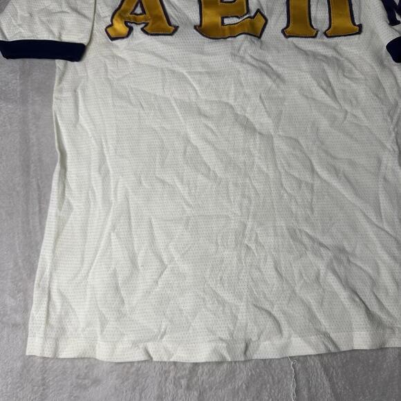 True Vintage Alpha Epsilon Pi 70s Russell Athletic Mesh Football Jersey Sz Large - Picture 5 of 11